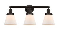 Cone 24-Inch 3-Light Bath Vanity Light 11.25-Inch High