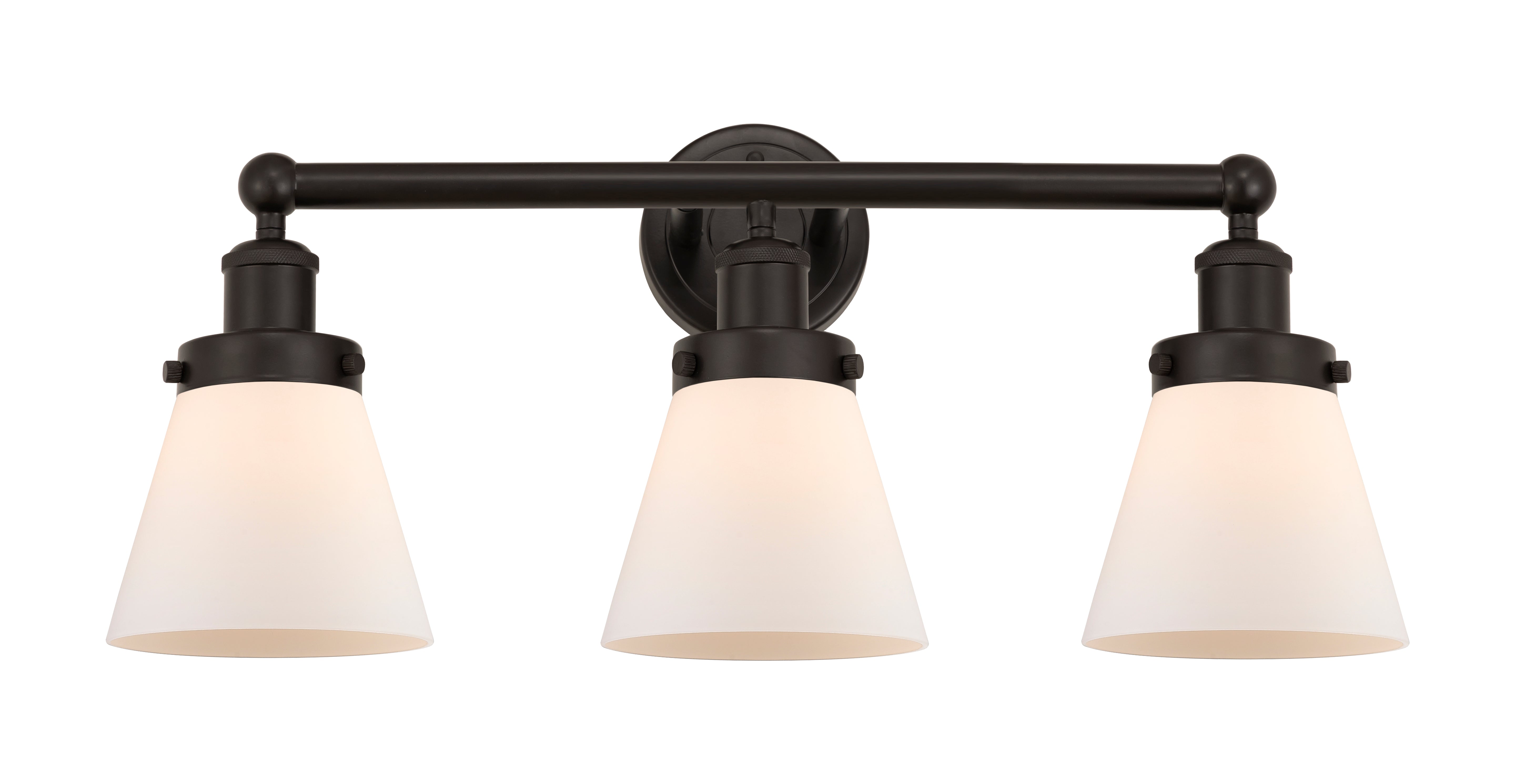Edison Bath Vanity Light Cast Brass Glass