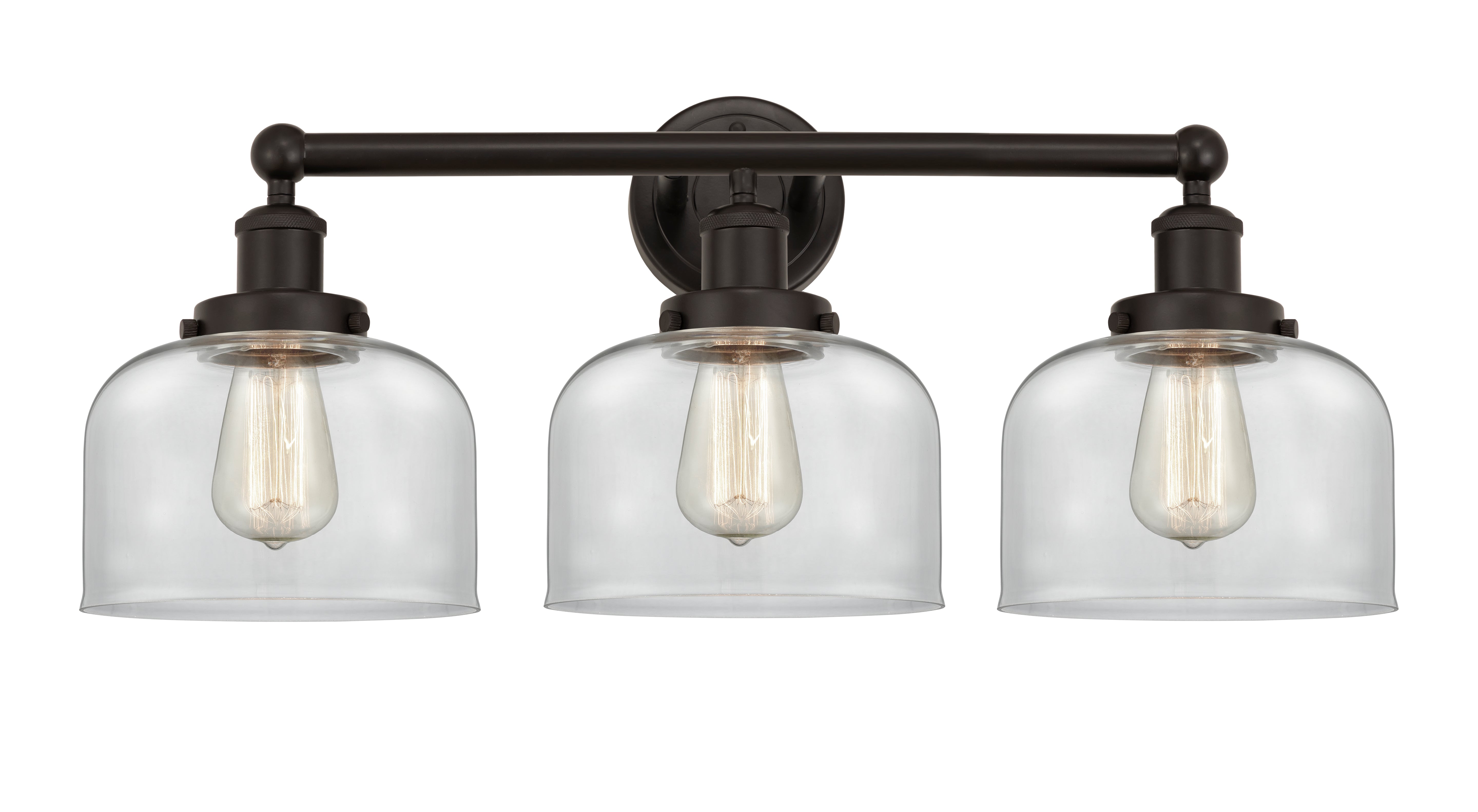 Edison Bath Vanity Light Cast Brass 25"