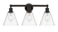 Edison Bath Vanity Light Cast Brass 24.5 Inch
