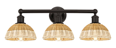 Edison Bath Vanity Light Brass Glass Steel