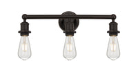 Edison Bath Vanity Light Cast Brass Steel