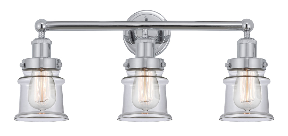 Canton 23-Inch 3-Light Bath Vanity Light 10.75-Inch High 7.125-Inch Extension