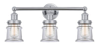 Canton 23-Inch 3-Light Bath Vanity Light 10.75-Inch High 7.125-Inch Extension