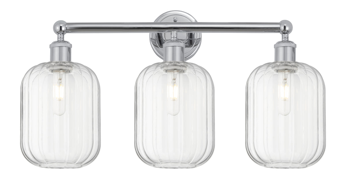 Preston Cylinder 25-Inch 3-Light Bath Vanity Light 14-Inch High