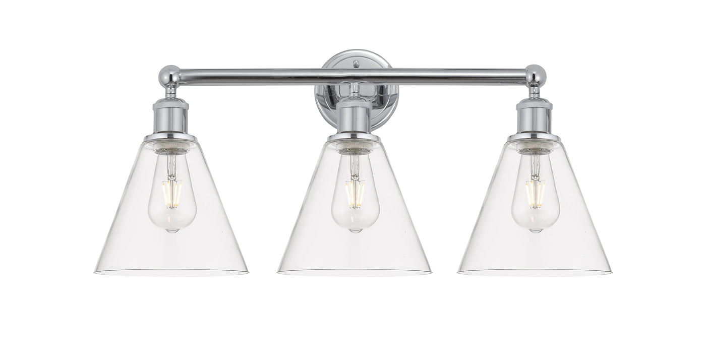Edison Bath Vanity Light Cast Brass 24.5 Inch