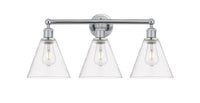 Edison Bath Vanity Light Cast Brass 24.5 Inch