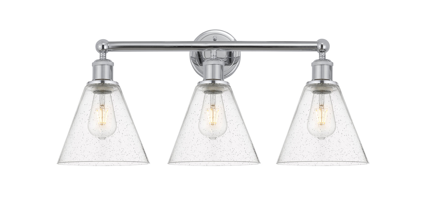 Edison Bath Vanity Light Cast Brass 24.5 Inch