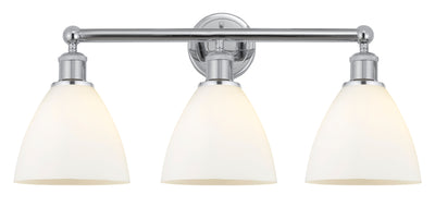 Edison Bath Vanity Light Cast Brass Glass