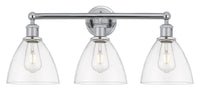 Edison Bath Vanity Light Cast Brass Glass