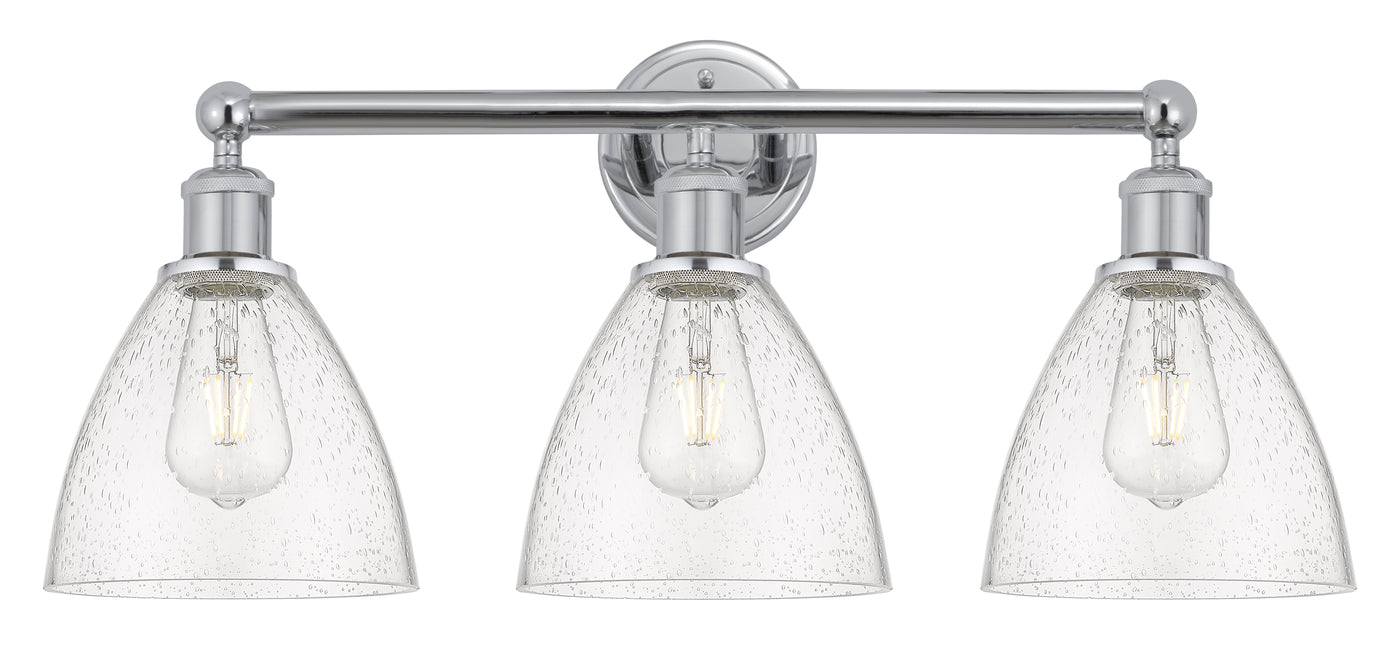 Edison Bath Vanity Light Cast Brass Glass