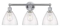 Edison Bath Vanity Light Cast Brass Glass