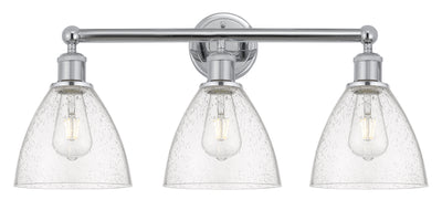 Edison Bath Vanity Light Cast Brass Glass