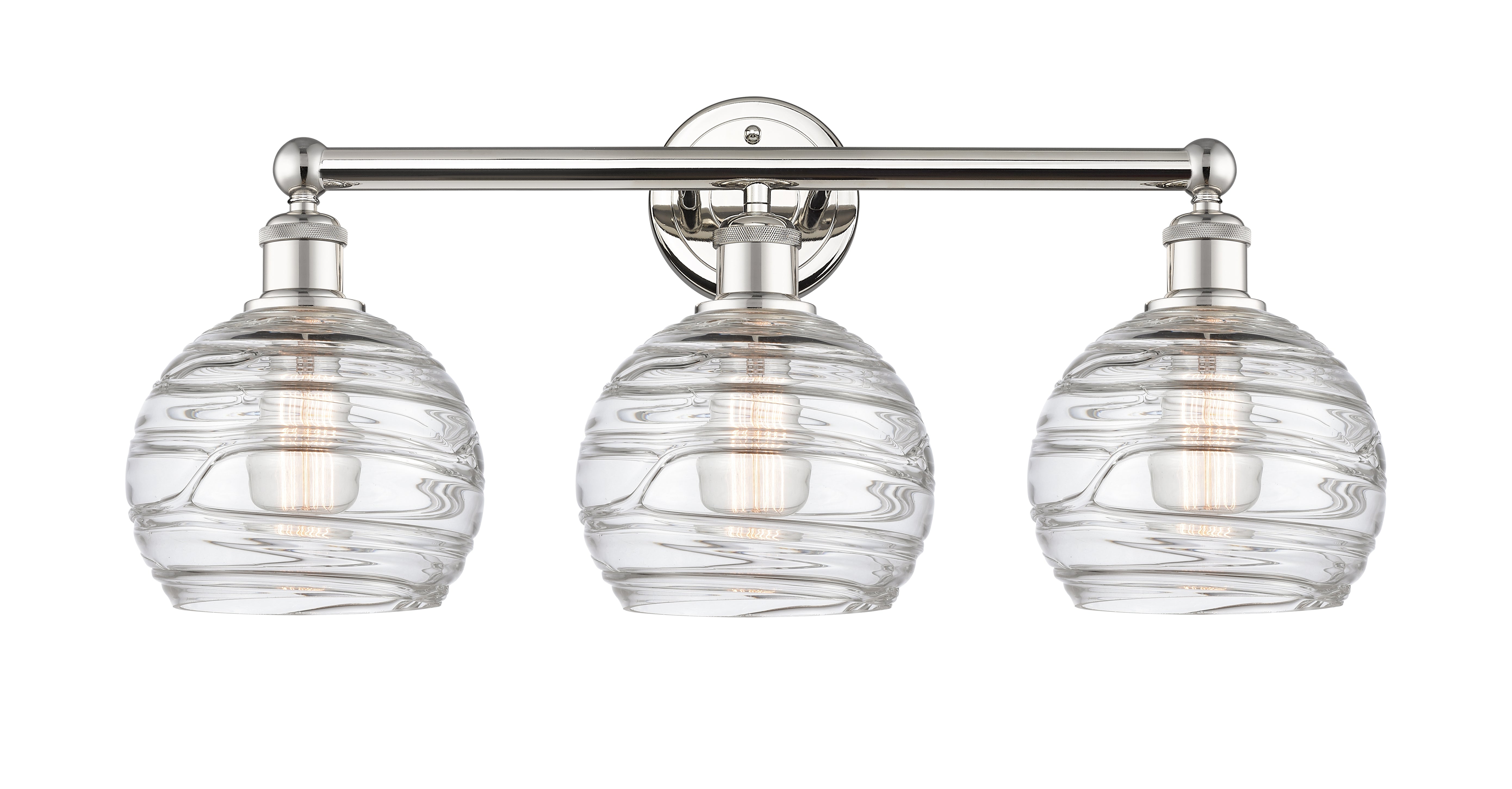 Edison Bath Vanity Light Cast Brass 3 Lights