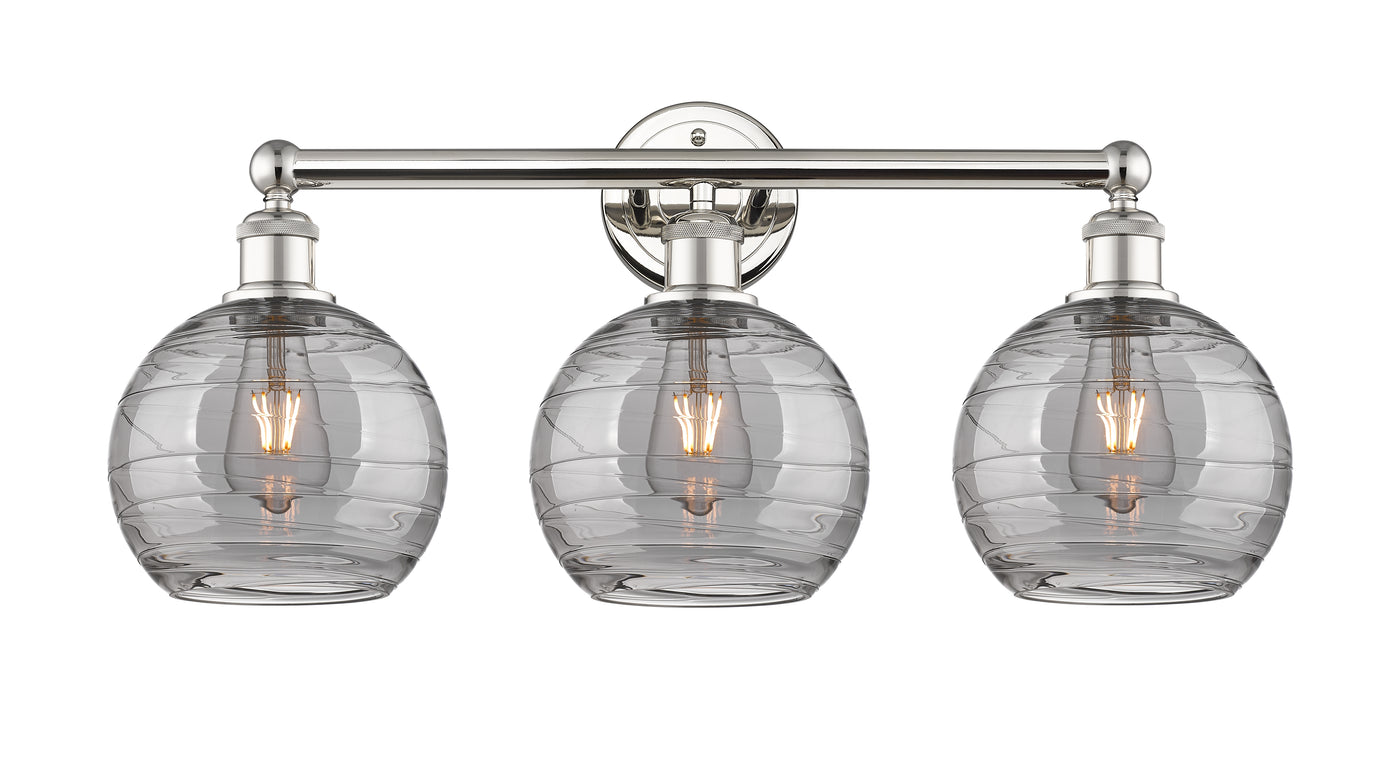 Edison Bath Vanity Light Cast Brass 3 Lights