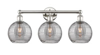 Edison Bath Vanity Light Cast Brass 3 Lights