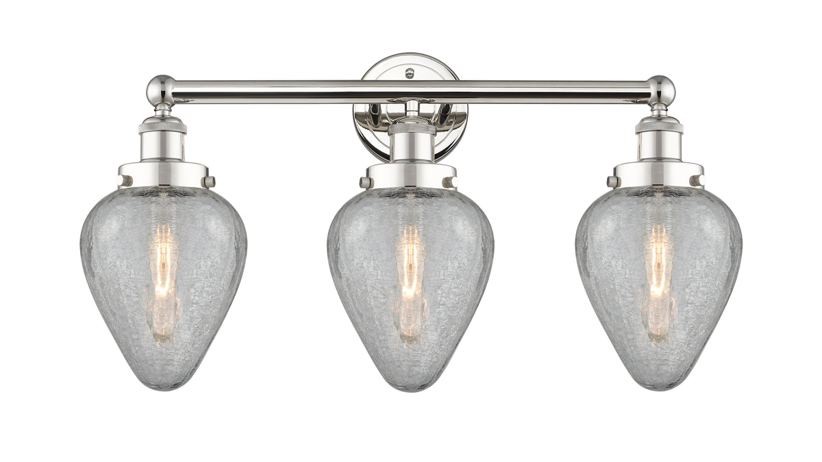 Geneseo 25-Inch 3-Light Bath Vanity Light 14-Inch High 7.75-Inch Extension