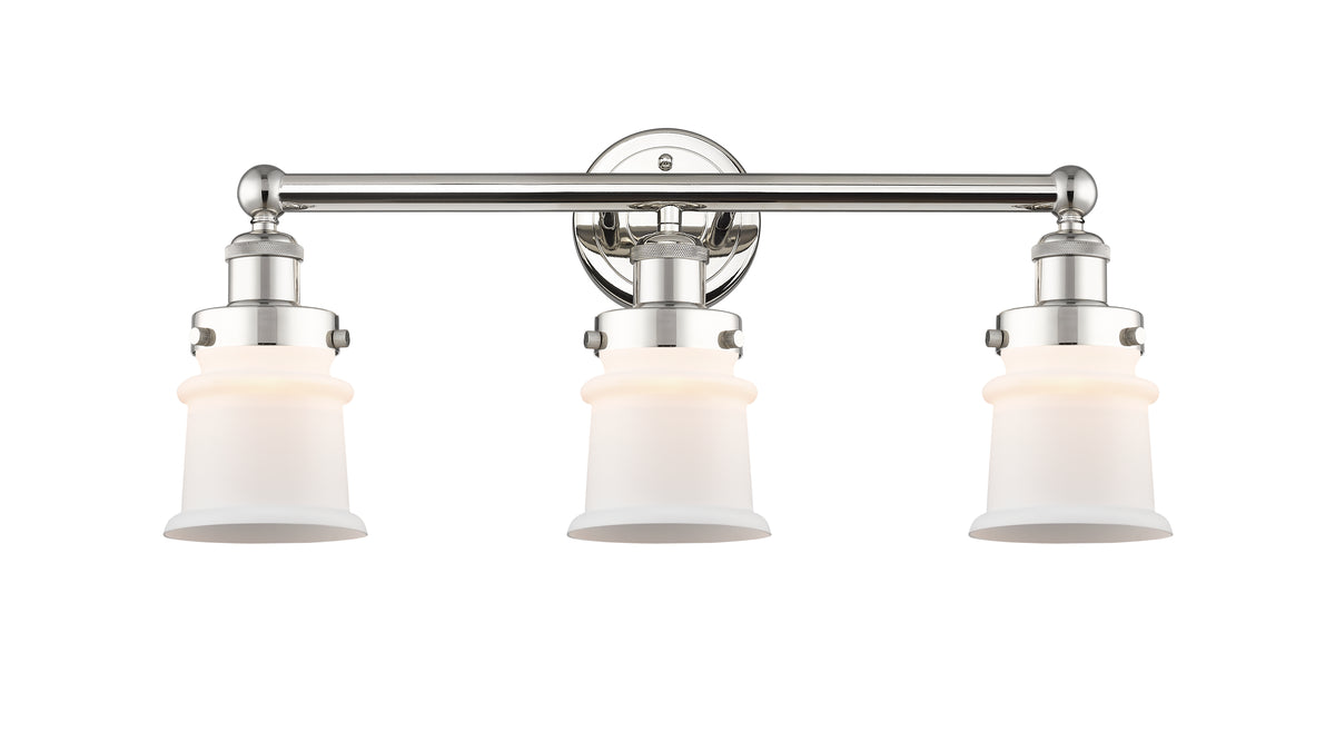Canton 23-Inch 3-Light Bath Vanity Light 10.75-Inch High 7.125-Inch Extension