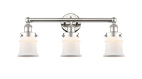 Canton 23-Inch 3-Light Bath Vanity Light 10.75-Inch High 7.125-Inch Extension