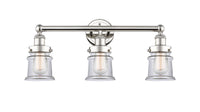 Canton 23-Inch 3-Light Bath Vanity Light 10.75-Inch High 7.125-Inch Extension