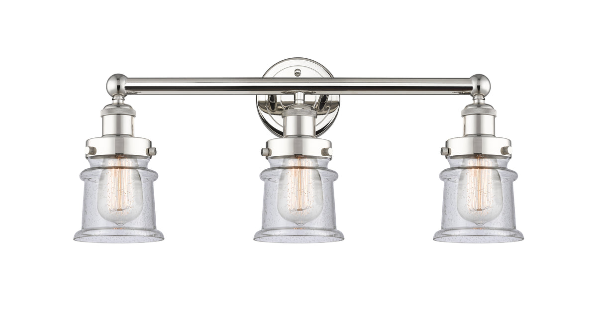 Canton 23-Inch 3-Light Bath Vanity Light 10.75-Inch High 7.125-Inch Extension