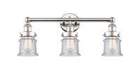 Canton 23-Inch 3-Light Bath Vanity Light 10.75-Inch High 7.125-Inch Extension