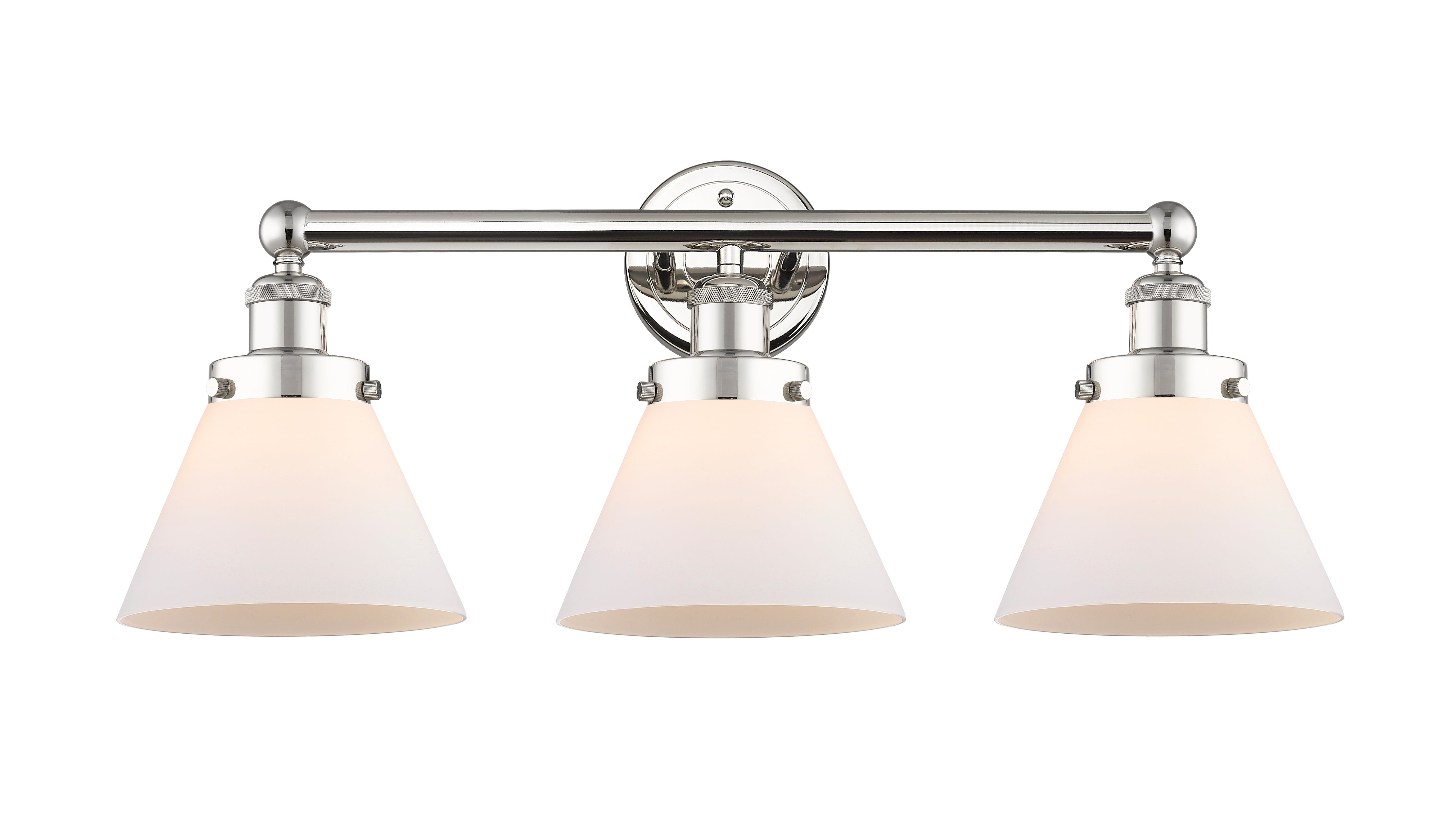 Edison Bath Vanity Light Cast Brass Glass