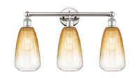 Brookhaven Almond 24-Inch 3-Light Bath Vanity Light 15.25-Inch High
