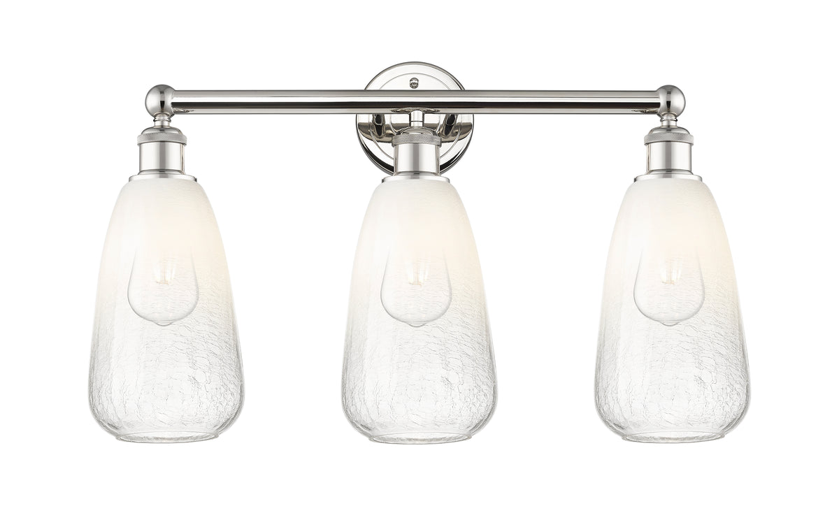 Brookhaven Almond 24-Inch 3-Light Bath Vanity Light 15.25-Inch High