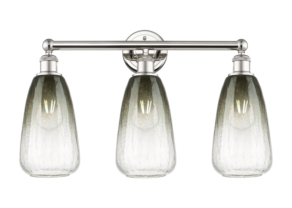Brookhaven Almond 24-Inch 3-Light Bath Vanity Light 15.25-Inch High