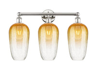 Brookhaven Flute 25-Inch 3-Light Bath Vanity Light 17.25-Inch High
