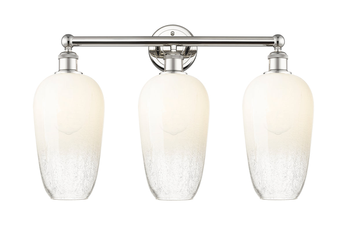 Brookhaven Flute 25-Inch 3-Light Bath Vanity Light 17.25-Inch High