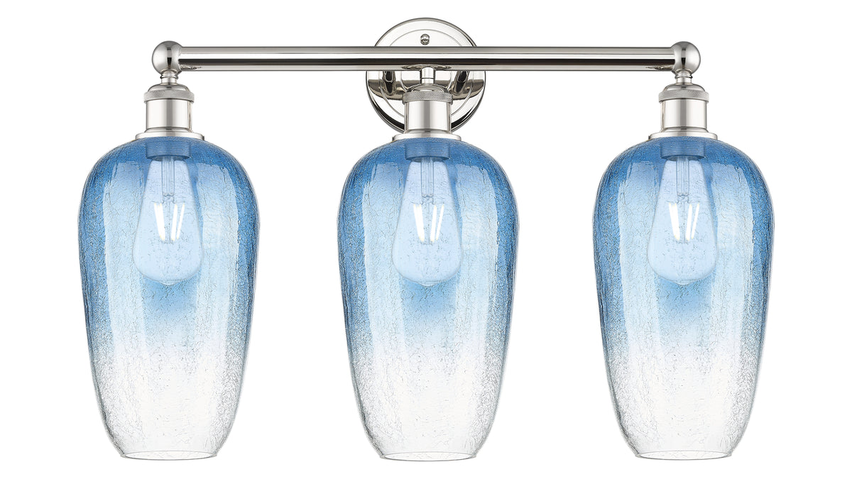 Brookhaven Flute 25-Inch 3-Light Bath Vanity Light 17.25-Inch High