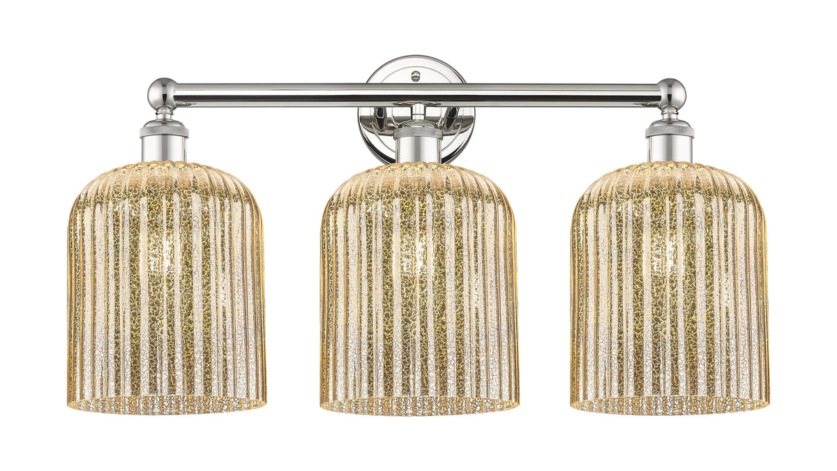 Bridal Veil 23-Inch 3-Light Bath Vanity Light 8-Inch Shade