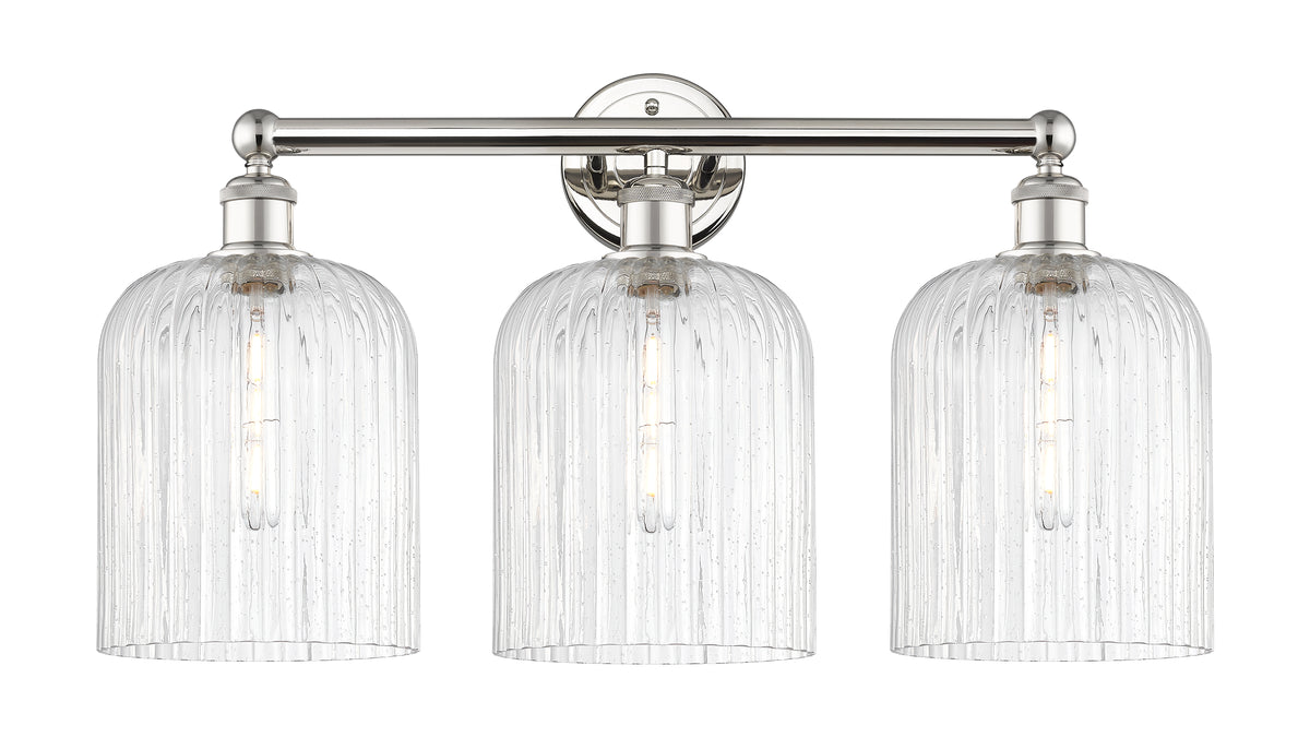 Bridal Veil 23-Inch 3-Light Bath Vanity Light 8-Inch Shade