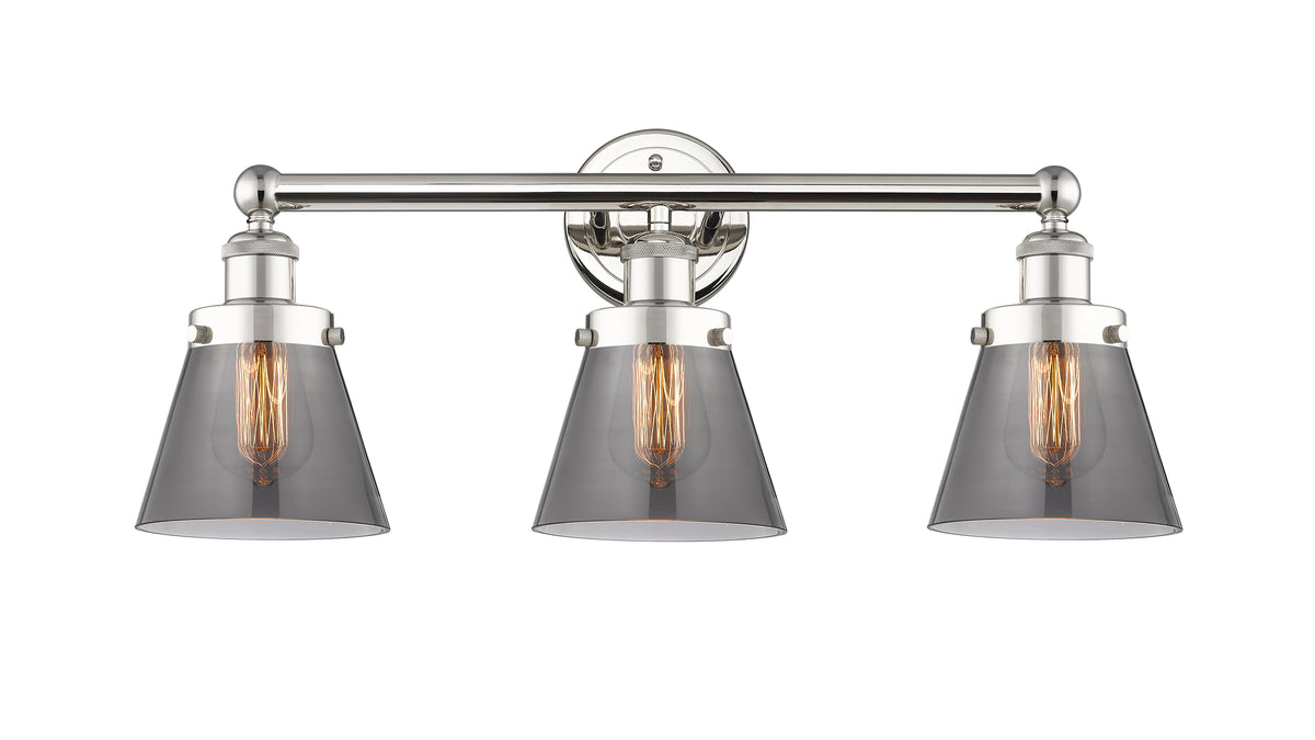 Cone 24-Inch 3-Light Bath Vanity Light 11.25-Inch High