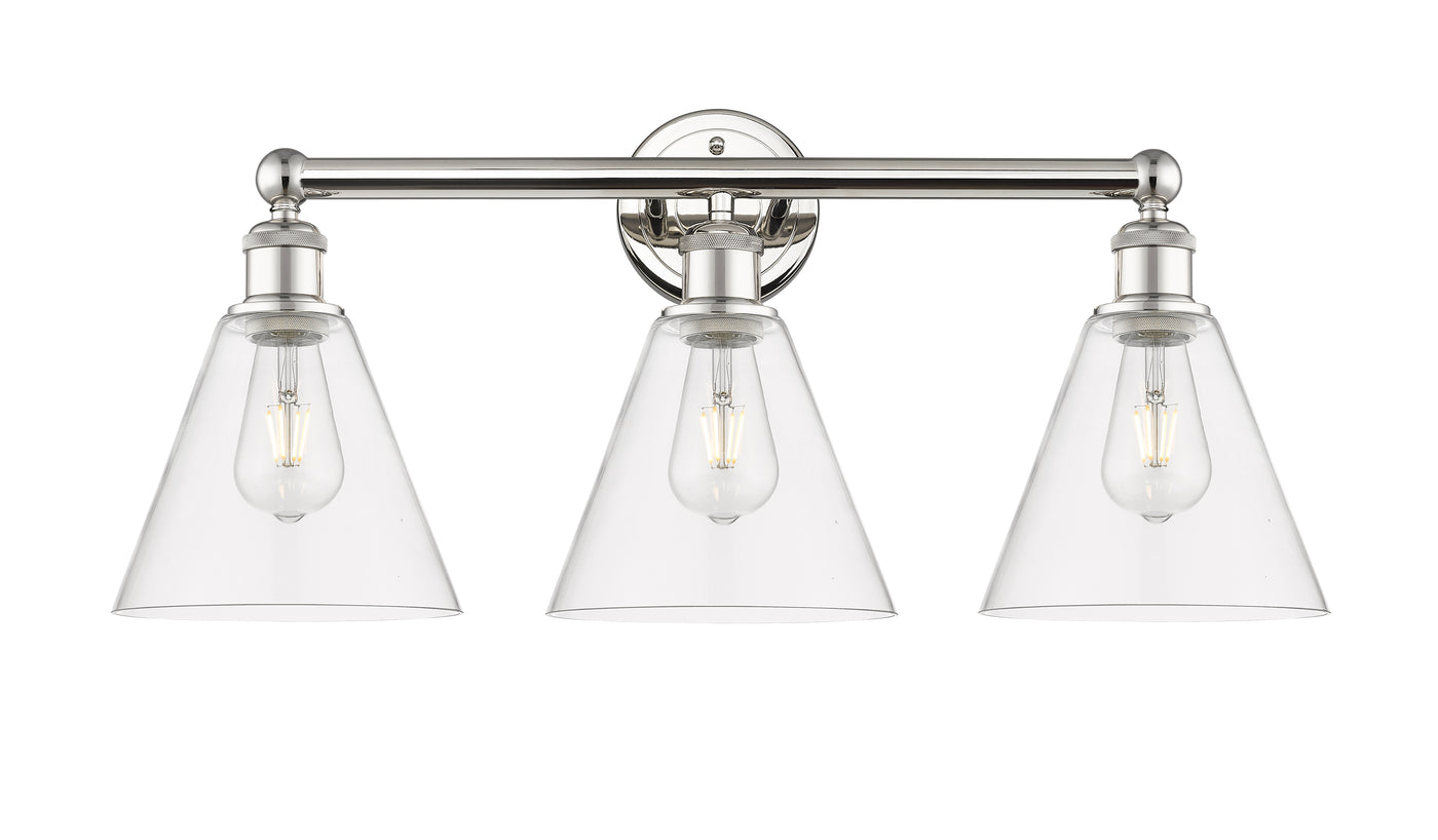 Edison Bath Vanity Light Cast Brass 24.5 Inch
