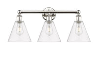 Edison Bath Vanity Light Cast Brass 24.5 Inch