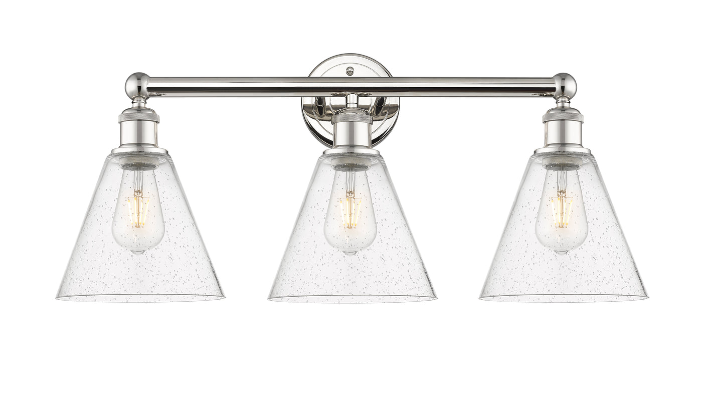 Edison Bath Vanity Light Cast Brass 24.5 Inch