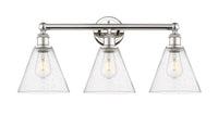 Edison Bath Vanity Light Cast Brass 24.5 Inch