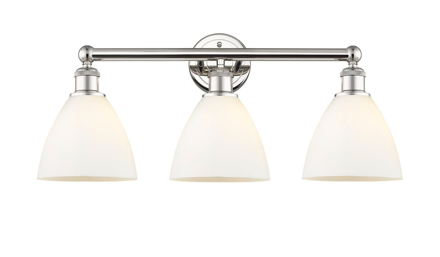 Edison Bath Vanity Light Cast Brass Glass