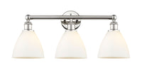 Edison Bath Vanity Light Cast Brass Glass
