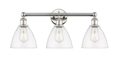 Edison Bath Vanity Light Cast Brass Glass