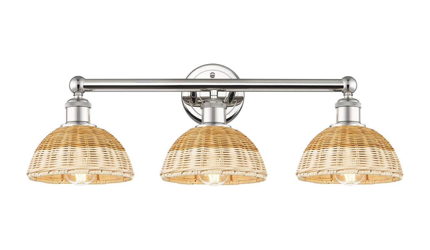Edison Bath Vanity Light Brass Glass Steel
