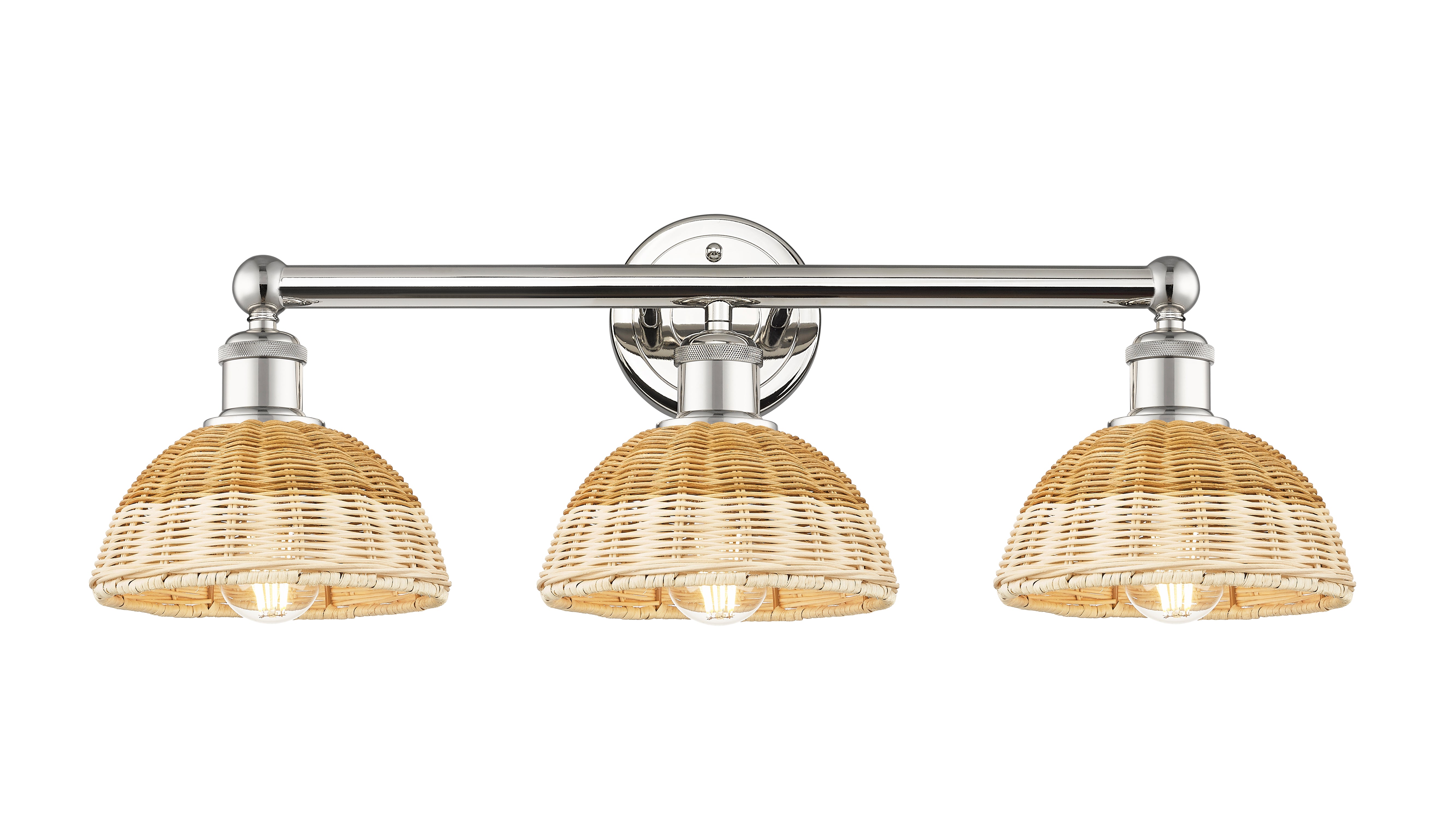 Edison Bath Vanity Light Brass Glass Steel