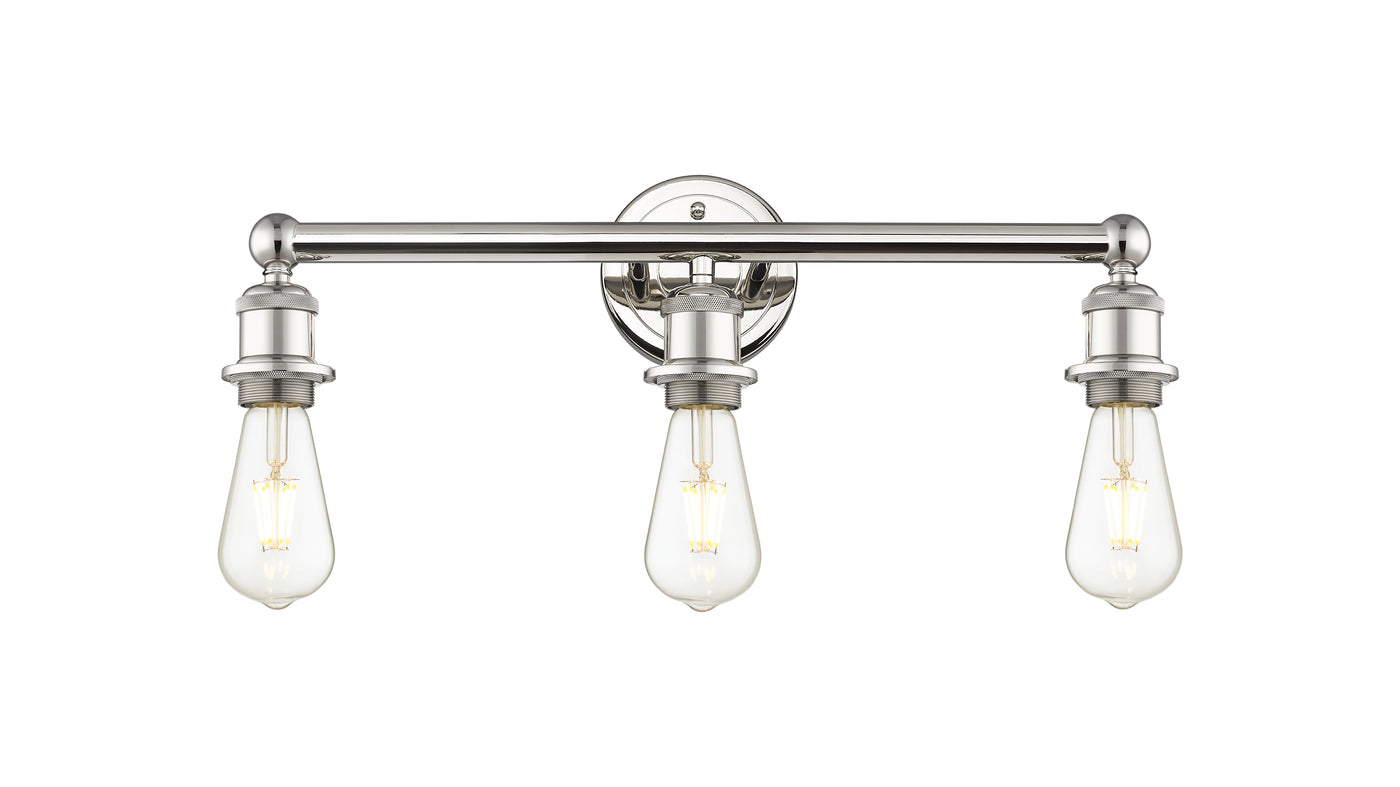 Edison Bath Vanity Light Cast Brass Steel