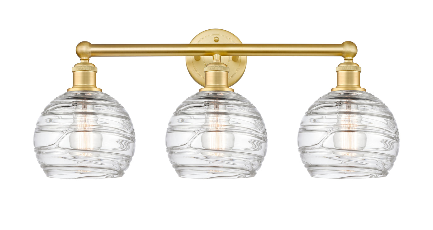 Edison Bath Vanity Light Cast Brass 3 Lights