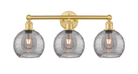 Edison Bath Vanity Light Cast Brass 3 Lights
