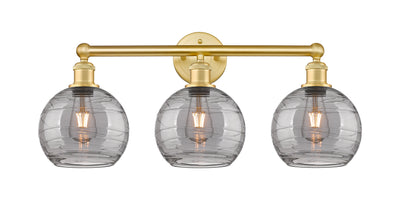 Edison Bath Vanity Light Cast Brass 3 Lights