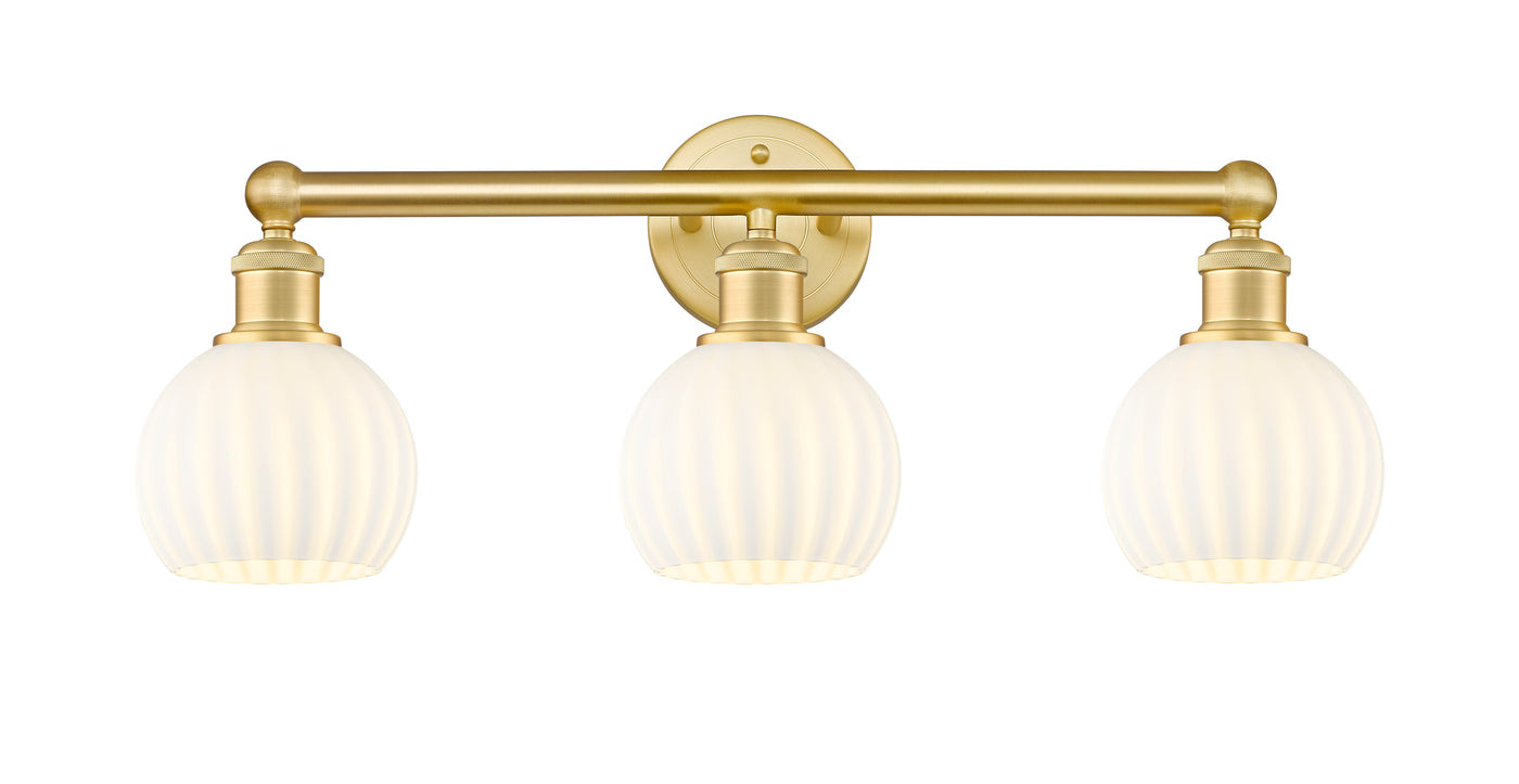 Edison Bath Vanity Light 3 Lights Brass